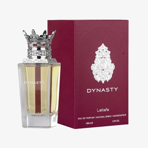 Lattafa Dynasty Unisex Eau de Parfum Spray 3.4oz Aromatic, Fresh, Spicy & Woody