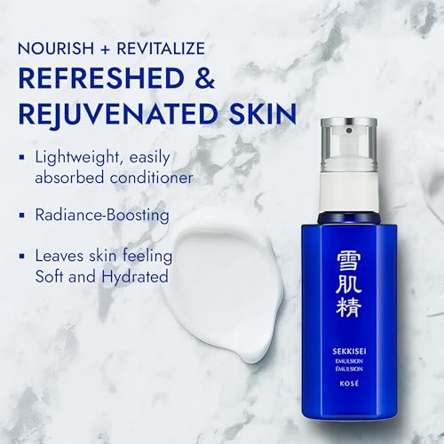 SEKKISEI Emulsion, Lightweight Hydrating Facial Moisturizer, 4.7 Ounce