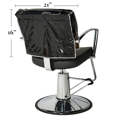 Betty Dain Black Vinyl Salon Chair Back Cover