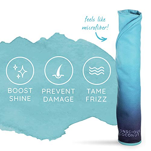 Conscious Coconut Quick Dry Hair Towel – Frizz-Free, Recycled