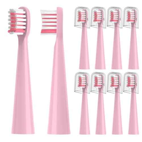 10PCS Toothbrush Replacement Head Compatible with Vekkia Kids Pink Unicorn Electric Toothbrush, Soft and Comfortable for Children's Teeth and Gums