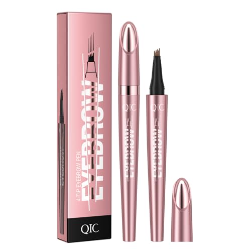 Waterproof Microblade Eyebrow Pen - 4 Tip for Natural Brows