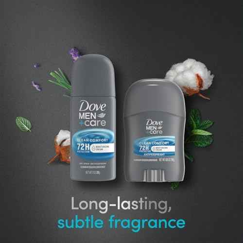 Dove Men + Care Clean Comfort Travel Antiperspirants ??Men¡¯s Antiperspirant Spray + Stick, 72H Protection (4 Piece Set)