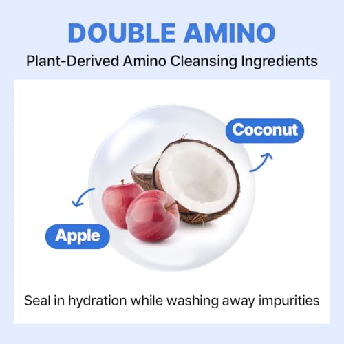 MAKE P:REM Safe Me. Amino Refresh Cleansing Foam, Korean Face Wash, Instant Deep Pore Cleansing, Gentle Exfoliation with BHA & LHA, Korean Skin Care, 5.07 Fl Oz, 150ml