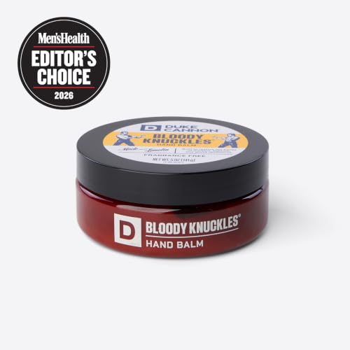 Duke Cannon Bloody Knuckles Hand Repair Balm - Unscented Hand Cream (5 oz)