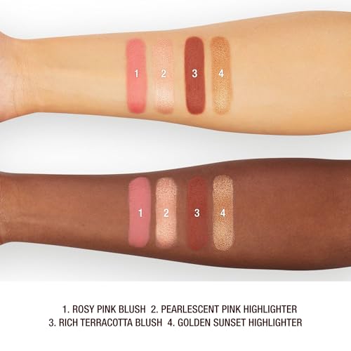 Charlotte Tilbury Mini Hollywood Blush & Glow Palette - Travel Face Makeup Duo