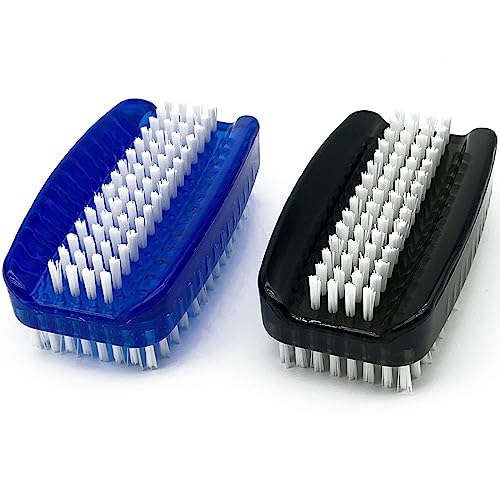 2-Pack Nail Brush for Cleaning Fingernails - Nylon Bristles