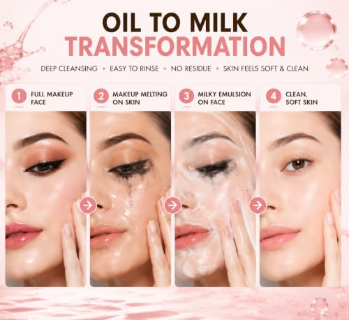 Bihada Cleansing Oil for Face - Makeup Remover & Deep Pore Cleanser