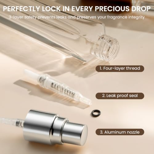 Compact 10ml Refillable Perfume Atomizer with Wood Lid