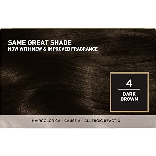 L'Oreal Paris Superior Preference Luminous Fade-Defying Permanent Hair Color, Hair Dye For Up to 9 Weeks of Radiance, Dark Brown 4, 1 Hair Dye Kit (Pack of 2)