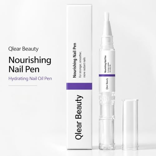 Qlear Beauty Nourishing Nail & Cuticle Oil Pen for Dry Brittle Nails