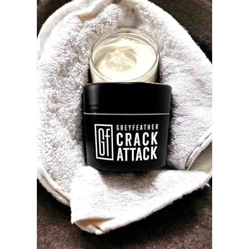 Greyfeather Crack Attack Hand Cream for Dry Cracked Hands Working Hands Cream ? Travel Size Moisturizer with Shea Butter & Vitamin E ? Anti Aging Hand Cream for Men & Women Non-Greasy & Fast Absorbing