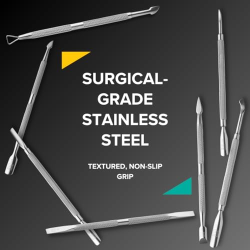 Rui Smiths Style 106 Dual-Ended Stainless Steel Cuticle Pusher & Scraper