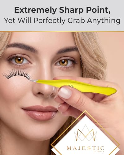 Majestic Bombay Fine Point Tweezers | Precision Stainless Steel