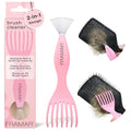 FRAMAR Hair Brush Cleaner Tool – 2-in-1 Pink
