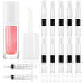 20-Pack 6ml Empty Lip Gloss Tubes with Wand & Inserts