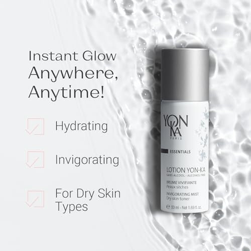 Yon-Ka Hydrating Face Toner, Natural Toning Spray for Dry & Sensitive Skin with Hydrating Face Toner Travel Size | Alcohol-Free and Paraben-Free | Set of 2, 6.76 fl oz and 1.69 fl oz