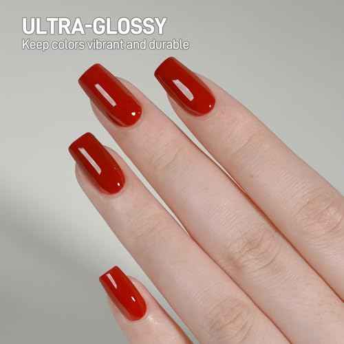 GAOY Crystal Gel Top Coat for Gel Nail Polish, 16ml No Wipe Clear Finish, High Shine for Long Lasting UV Light Cure Nail Art at Home