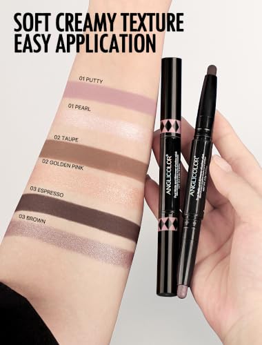 Anglicolor Dual-Ended Cream Eyeshadow Stick 03 Night Brown Shimmer & Matte