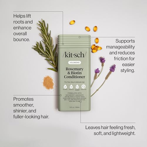 Kitsch Rosemary & Biotin Volumizing Conditioner for Hair Growth (12 oz)