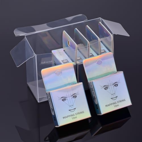 ATOMUS Eyebrow Mapping String 6 Pack - 10m Pre-Inked Microblading Thread