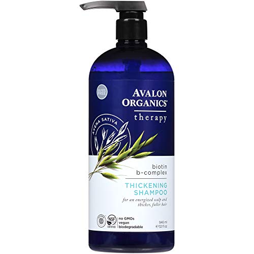 Avalon Organics, Therapy Thickening Shampoo, Biotin B-Complex, 32 Ounce