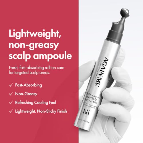 Again Me Thickening Scalp Serum Roll-On with Biotin & Caffeine - 0.5 Fl Oz
