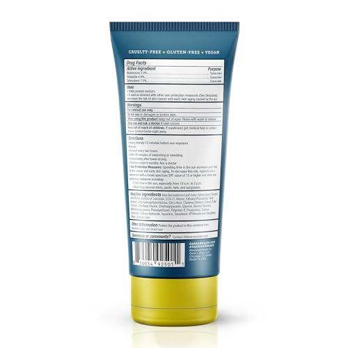 Oars + Alps Everyday SPF 35 Sunscreen Body Lotion, Infused with Aloe Leaf Juice and Vitamin E, Water and Sweat Resistant, 6 Fl Oz