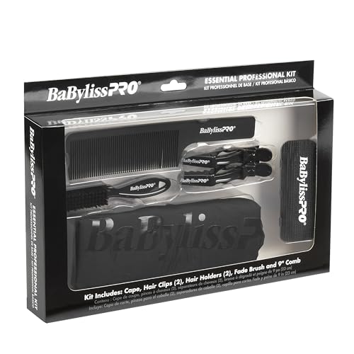 Professional Barber Accessory Kits including capes, combs, fade brushes and more