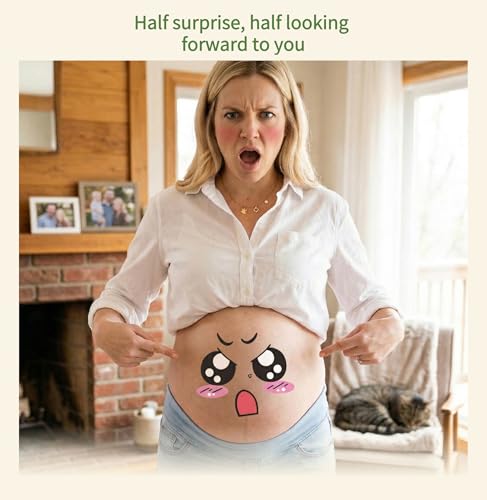 Pregnancy Belly Stickers for Maternity Photo Bump Decals