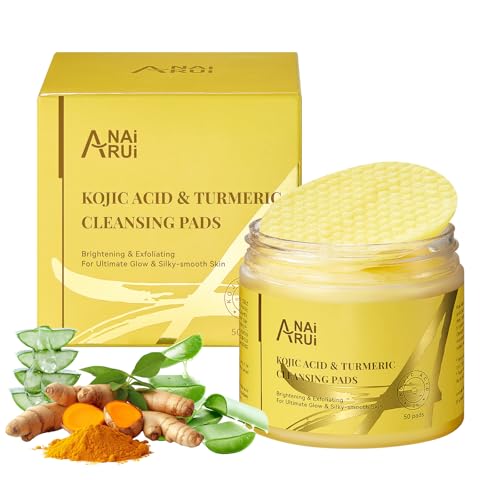 Turmeric Kojic Acid Exfoliating Cleansing Pads 50pc