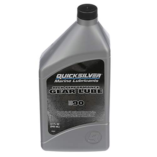 Quicksilver by Mercury Marine 802891Q05 SAE 90 High Performance Gear Lube and Pump Kit, 32 Fl. Oz.