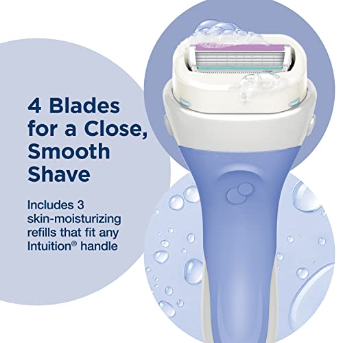 Women's Razor Refills with Coconut Milk & Almond Oil - 3 Count