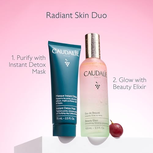 Caudalie Beauty Elixir Face Mist and Instant Detox Mask Travel-Sized Duo