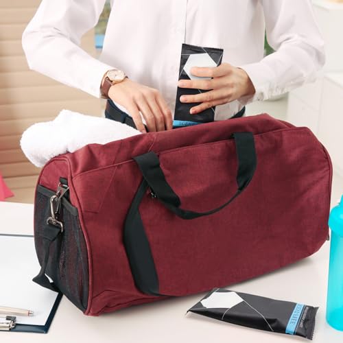150 Pcs Moist Towel Bulk Moist Towelettes Individually Wrapped,White Towel Services 8.5''x8.5'' Unscented Wet Hand Towels,Disposable Refreshment Pre Moistened Towels for Travel Camping Sport Spa Party
