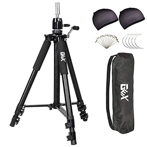 63" Heavy Duty Wig Stand Tripod with Travel Bag