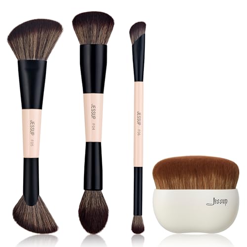 Jessup Face Makeup Brushes T508 Bundled with Foundation Brush SF002