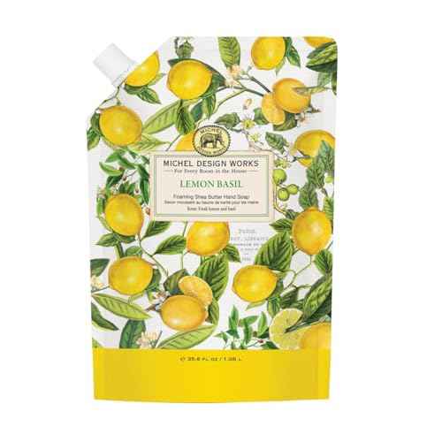 Michel Design Works Lemon Basil Foaming Hand Soap Refill