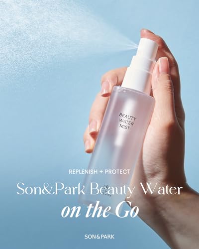 SON&PARK Beauty Water Facia Mist | Multi-Purpose Toner for Face & Body Oil Control Hydrating Exfoliating Skincare Daily Cleansing Booster with Rose & Lavender Oil 100ml(3.4Fl oz)(Mist)