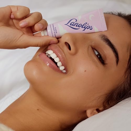 Lanolips Coconut & Overnight Lip Balm Set ? 12 Hour Overnight Lip Mask (0.52 oz) + 101 Ointment Coconutter (0.35 oz) ? Hydrating Lanolin Balms for Dry Lips & Skin