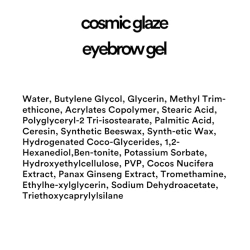 Clear Brow Gel - All-Day Hold with Coconut & Ginseng, 6ml