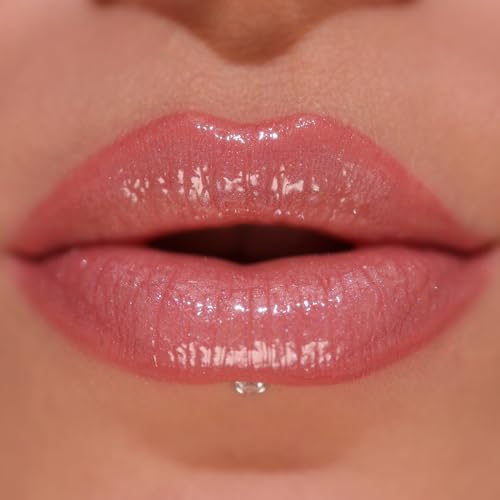Revolution Pout Bomb Shimmer Lip Gloss - Shine Pink, High-Shine & Hydrating