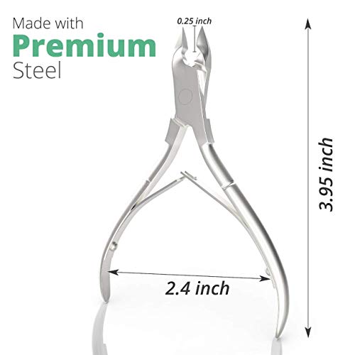 Professional Cuticle Nippers | Surgical Steel Nail Care Tool