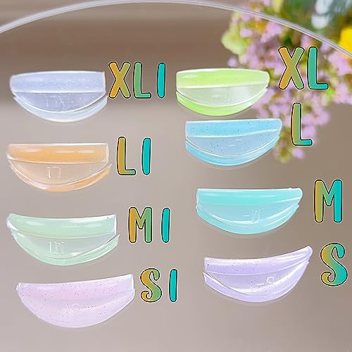 Lash Lift Shields Set - 10 Sizes Silicone Pads for Curl & Lamination