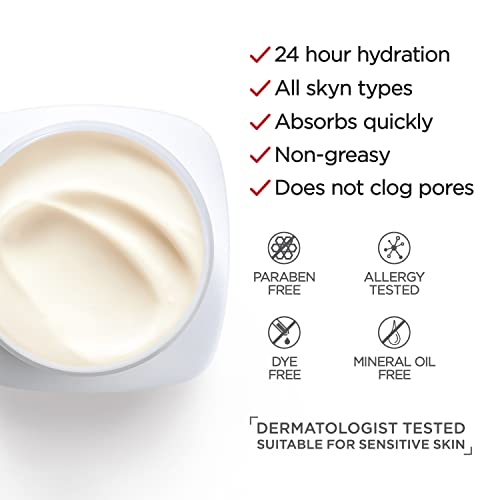 L¡¯Oreal Paris Revitalift Anti Aging Face and Neck Cream, Smoothing and Firming Moisturizer for 24HR Hydration, Fragrance Free, 1.7 Oz