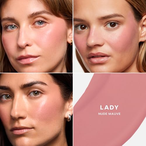 Saie Mini Dew Liquid Blush - Hydrating Vegan Cream Cheek Tint