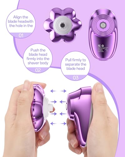 5-in-1 Women's Electric Shaver with 7D Heads & Bikini Trimmer