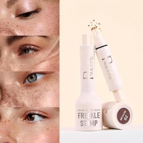 Freckle Stamp Pen - 5-Point Fake Freckles Marker, Waterproof