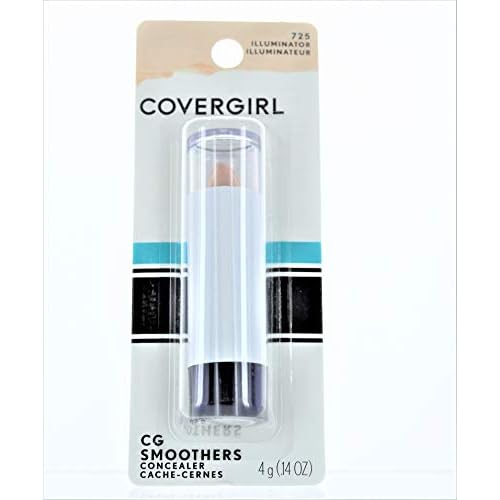 CoverGirl Smoothers Concealer, Illuminator [725] 0.14 oz (Pack of 4)