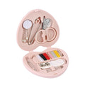 Heart-Shaped Travel Sewing Kit with Scissors & Needles - Pink Portable Repair Set